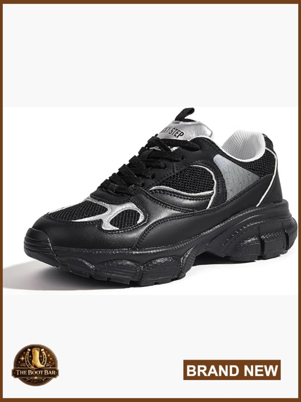 Platform Sneakers with Rhinestones, Breathable Mesh, Lightweight for Running